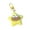 Yellow, variant on Plush Five Point Star Key Holder Adorable Winter Gift For Women Soft Bag Charm Birthday Souvenir