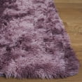 thumbnail image 3 of SAFAVIEH Rainbow Jaki Abstract Shag Area Rug, Purple, 5' x 7', 3 of 10