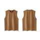 thumbnail image 3 of Camiseta sin mangas con cuello en V para hombre, de punto, con rayas verticales, para fitness, deportes, ocio, ajustada, con cuello en I y hombros anchos., 3 of 5