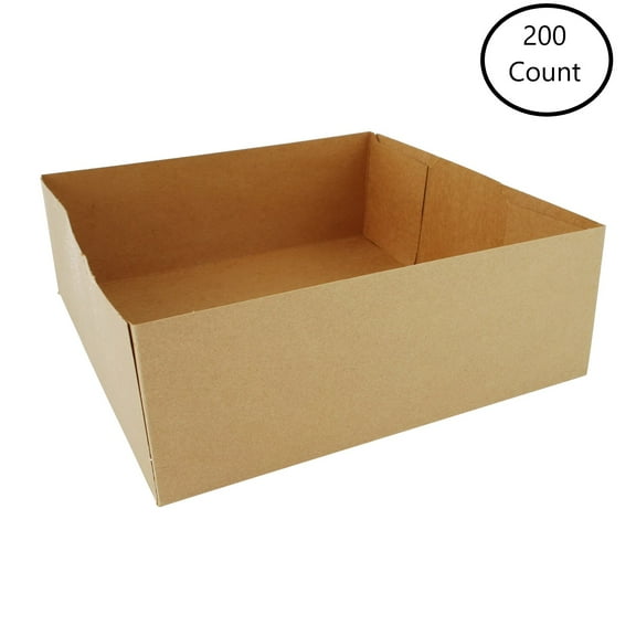 Southern Champion Kraft Board Take Out Food Tray, 10" Length x 10" Width | 200/Case