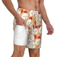 thumbnail image 3 of Balery Cartoon Chicken Mens Swim Trunks Swim Shorts for Men Quick Dry Inseam Beach Shorts with Compression Liner Pocket-XX-Large, 3 of 9