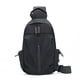 thumbnail image 3 of Bolsa USB para el pecho para hombres - Bolsa de hombro de nylon con múltiples compartimentos, bolsa de viaje resistente al agua para ciclismo, running, senderismo y actividades al aire libre, 3 of 8