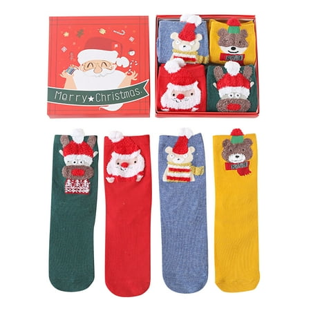 

RPVATI Women Soft Warm Christmas Thick Slipper Socks Winter Fluffy Fuzzy Socks