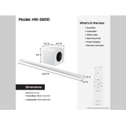 SAMSUNG Ultra-slim 3.1.2ch Wireless Dobly Atmos Soundbar with Q-Symphony HW-S801D/ZA