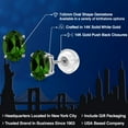 thumbnail image 2 of Gem Stone King 1.40 Ct Oval 7x5mm Green Chrome Diopside 14K White Gold Stud Earrings for Women Men, 2 of 6