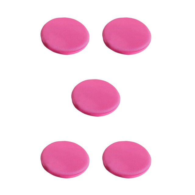 Advancent Fundas para taburetes de bar, funda para asiento de silla redonda, funda protectora, rosa intenso, 33cm Type2 NO2
