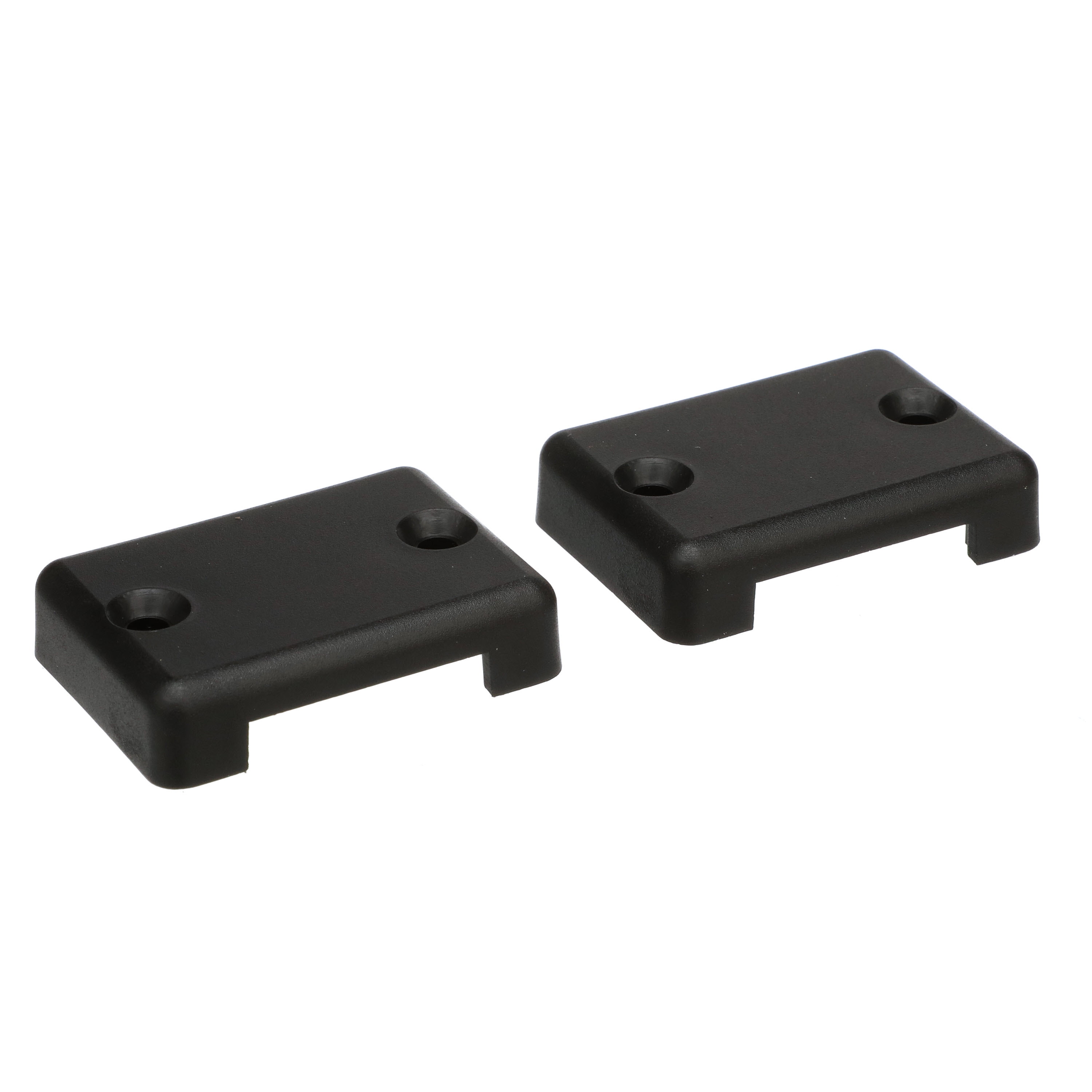 2-Pack SeaChoice 16251 Black Plastic Wire or Cable Covers for Holes up to 1-1//4/"