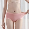 thumbnail image 3 of Paiwinds Women‘s Loose Fit Seamless Mid-Waist Briefs - Breathable & Comfortable Underwear for Relaxed, Non-Binding Wear (M-2XL, 7 Colors), 3 of 3