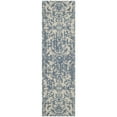 thumbnail image 5 of SAFAVIEH Restoration Vintage Alannah Floral Wool Area Rug, Ivory/Blue, 6' x 6' Square, 5 of 10