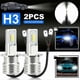thumbnail image 2 of 2X H3 Super Bright LED Headlight Fog Light Driving Lamp Bulb Kit 6000K White 10W, 2 of 5