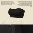 thumbnail image 5 of Lumistal Strapless Bra for Women No Underwire Padded Wireless Tube Tops for Women Summer Bandeau Casual Crop Top Basic Bras for Women No Underwire M, 5 of 7