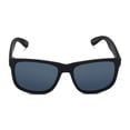 thumbnail image 2 of Panama Jack Polarized Classic Wrap Solid Smoke Sunglasses (Rubberized Black), 2 of 7
