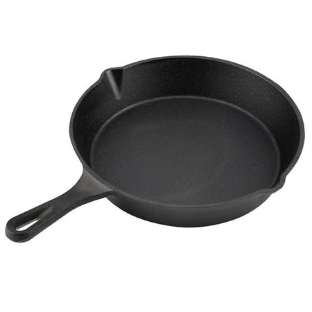 Tebru Cooking Pan, Cast Iron Cooking Frying Pan Food Meals Gas Induction Cooker Cooking Pot Kitchen Cookware,
