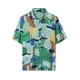 thumbnail image 5 of CAMISA HAWAIANA DE MANGA CORTA CON BOTONES PARA HOMBRE IMPRESA EN BLOQUES DE COLOR VERDE Y AZUL XL, 5 of 6