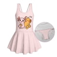 thumbnail image 5 of FUIALDOLG Cute Capybara and Axolotls Swimsuit Girl's One-Piece Swimsuits Kids Sleeveless Swim Dress Tummy Control Tank Tops Capybara Bathing Suit with Skirt Girl Flowy Skirt for Water Sport,5-6Y, 5 of 7