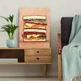 thumbnail image 5 of Delicious Sandwich Canvas Print/Wall Art，Perfect for Kitchen Decor，Dining Room Decor，Restaurant Decor，Cafe Decor，Home Decor., 5 of 8