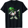 thumbnail image 1 of T-Shirt Drôle de la Saint-Patrick Baseball Leprechaun - Blanc - S, 1 of 4
