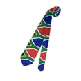 thumbnail image 5 of Men'S South African Flag Tie Fashion Causal Printed Necktie, 5 of 7
