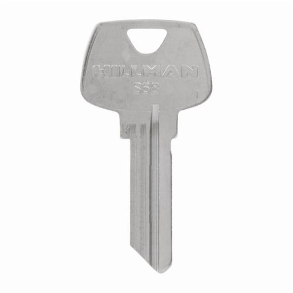 Hillman 5965199 S68 Single Sided Universal Blank Key for Sargent - Pack of 10