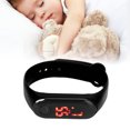 thumbnail image 4 of Children Electronic Watch, LED Function Mini Children Sports Electronic Watch Electronic Movement Silicone Watch Band  For Everyday Wear For Sports Black, 4 of 8