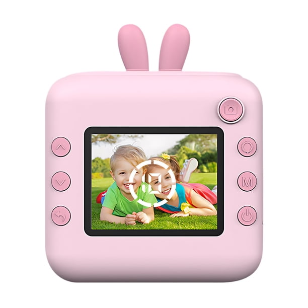 Cámara para Fotografía Cámara para Niños con Lente Desplazable para Selfie Video Hd Cámara de Cámara Digital para Niños con Tarjeta de 32Gb Juguete de Cumpleaños Ideal para Niños de 3-8 Años Cámara Pa