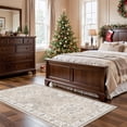 thumbnail image 2 of Hallway Washable Runner Rug - 3x6 Kitchen Rugs Entryway Vintage Soft Floor Mat Non Slip Indoor Farmhouse Carpet For Bathroom Living Room Bedroom (3 X 6  Beige), 2 of 9