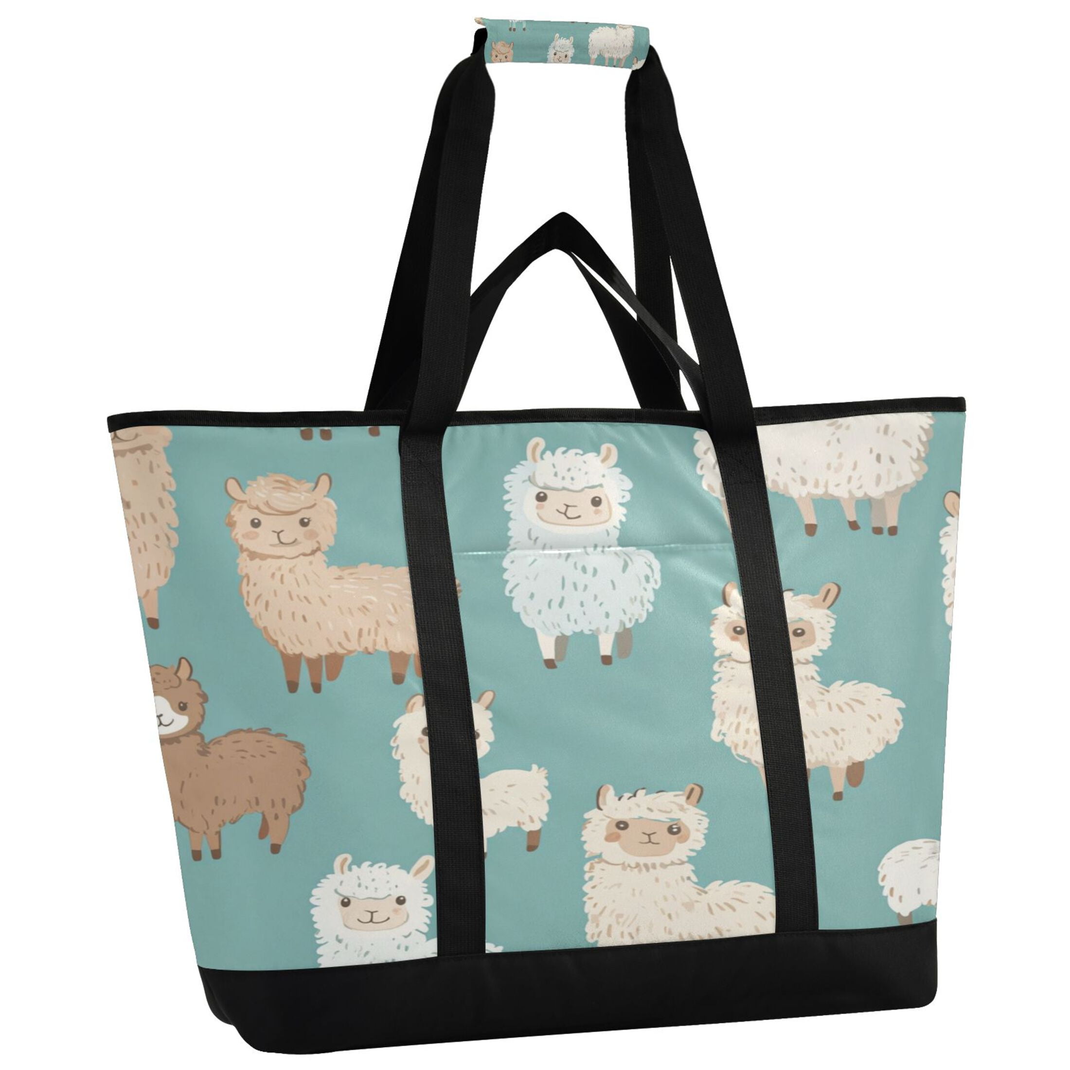 Large Hand-held Ice Pack Picnic Bag Insulation and Refrigeration Suitable for Shopping Picnics and Camping Super Cute Sheep