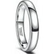 thumbnail image 1 of 2mm 4mm 6mm Tungsten Wedding Bands Ring for Women Men Rose Gold/Silver/Gold/Black Polished Slim Engagement Promise Rings Comfort Fit Size 4-13, 1 of 4