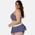 thumbnail image 2 of Traje de baño mujer Roman Fashion 7507 Puntos blancos multicolor Talla Extra, 2 of 6
