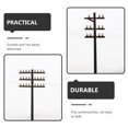 thumbnail image 4 of Model Railroad Accessories Abs Black 6Pcs 3.2X0.6X0.1In For Friends, 4 of 8