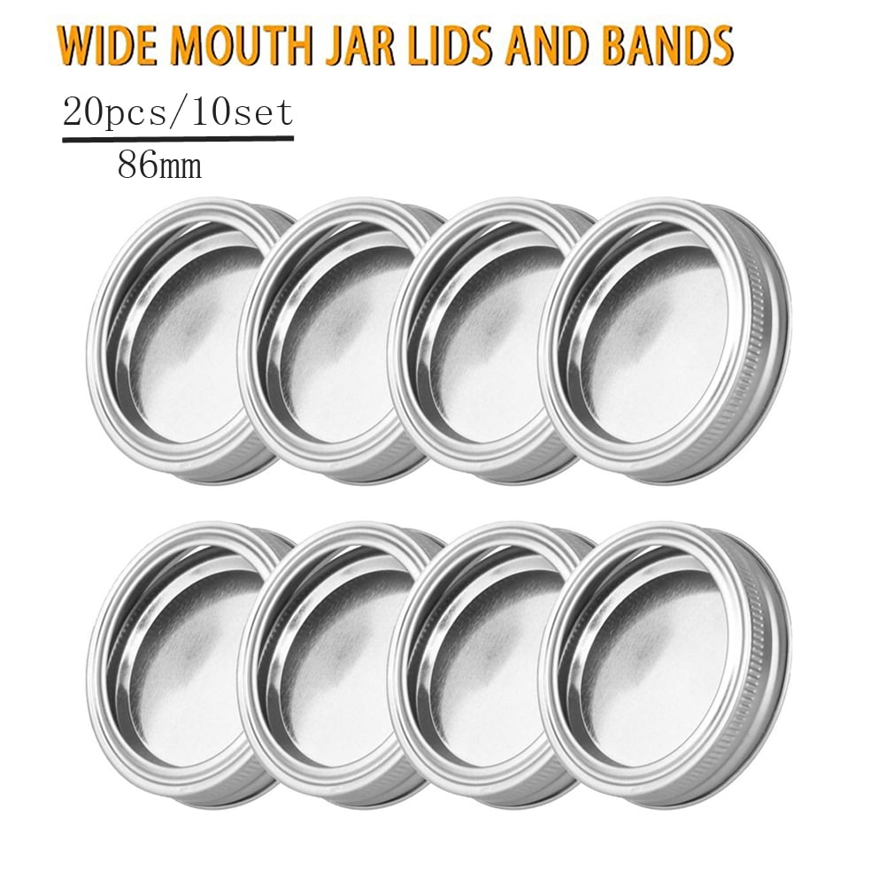10//20pcs//set Mouth Canning Lids Bands Split-Type Leak Proof For Jar Canning Lids