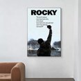 thumbnail image 5 of Póster de culturismo y boxeo de la película clásica Balboa, pintura en lienzo, arte de pared motivacional para sala de estar, decoración del hogar, cuadros, 5 of 5