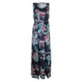 thumbnail image 3 of Robe Mode Femme Col Rond Manches Courtes Ample Mi-Mollet Robe Longue, 3 of 4
