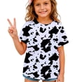 thumbnail image 2 of Boys T Shirts Short Sleeve Breathable Loose Fit Graphic Print Crewneck Tee for Casual Wear Boys' Tops Tees Shirts Black 2 Years-3 Years, 2 of 6