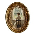 thumbnail image 3 of jifeng Oval Picture Frame European Style Craft Graduation Family Elegant Office Desktop, 3 of 9