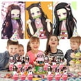 thumbnail image 3 of Demon Slayer Girl Nezuko Honeycomb Centerpieces Table Toppers Decorations for Birthday Party Decor Supplies, 3 of 3