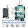 thumbnail image 5 of Fotbe Polar Bear On Iceberg Luggage Cover Protector,Suitcase Protector,Scratch and Dirt Resistant,Fits 18-32 Inch Luggage-X-Large, 5 of 8