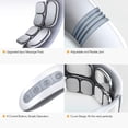thumbnail image 2 of Amdohai Portable Electric Neck Massager Cervical Massager for Neck Relaxation Pain Heating Therapy 5 Massage Modes 18 Levels Intensity 15min Timing Built-in Rechargeable Battery Voice Broadcast Rem, 2 of 7