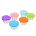 thumbnail image 2 of Shisuyan Leakproof Sauce Cups Stainless Steel Assorted Color 6Pcs, 2 of 8