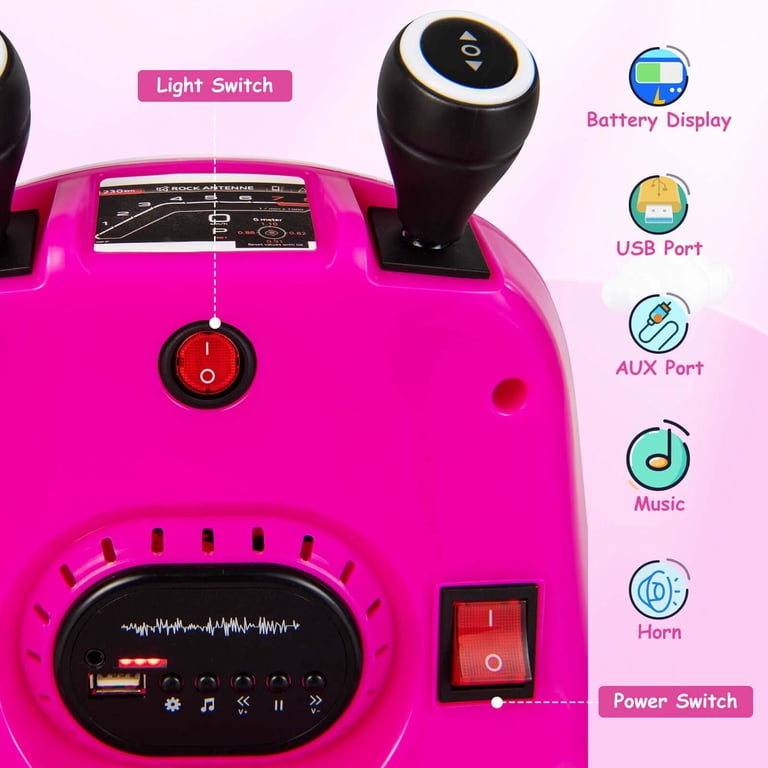 LUIBAS Kids Ride On Bumper Car For Toddlers, 12V Kids Ride...