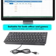 thumbnail image 4 of Mini Keyboard,78 Keys Silent Keyboard Wired,Ultra-thin Spanish Keyboard With USB For PC, Desktop ,Plug And Play, 4 of 8