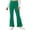Green, variant on WQNVRNR Girls Flared Pants Elastic High Waist Ruffle Hem Slimming Casual Kids Long Pants Pink 8 Years