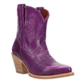 thumbnail image 2 of Ferrini Womens Pixie Embroidered Pointed Toe Pull On Cowboy  Ankle Boots, 2 of 5
