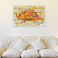 thumbnail image 2 of Marmont Hill "Dinosaur 2" by Yolanta Gawlik Painting Print on White Wood, 2 of 7