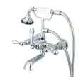 thumbnail image 3 of Water Creation F6-0010-05-AL 3-Handle Claw Foot Tub Faucet with Handshower, 3 of 5