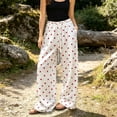 thumbnail image 2 of Casual Pants For Women Summer Wide Leg Loose Vacation Casual Daily Relaxed Trousers, 2 of 6