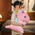 thumbnail image 2 of 35/45/60cm Kawaii Plushies Dinosaur Toys Stuffed Soft Animal Dragon Pillow Lovely Dino Dolls for Children Kids Birthday GiftsBlue45cm Deng Xun unisex, 2 of 2