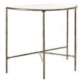 thumbnail image 5 of SAFAVIEH Couture Jessa Glam Metal Console Table, Brass/White, 5 of 13