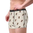 thumbnail image 2 of Picia Labrador Retriever Dog Pattern Men’s Boxer Briefs – Soft & Breathable Underwear, Stretchy & Comfortable Fit, Supportive Pouch Design, Moisture-Wicking-Small, 2 of 5