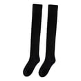 thumbnail image 1 of Calcetines hasta el muslo Hugo para botas 50 cm algodón negro, 1 of 10